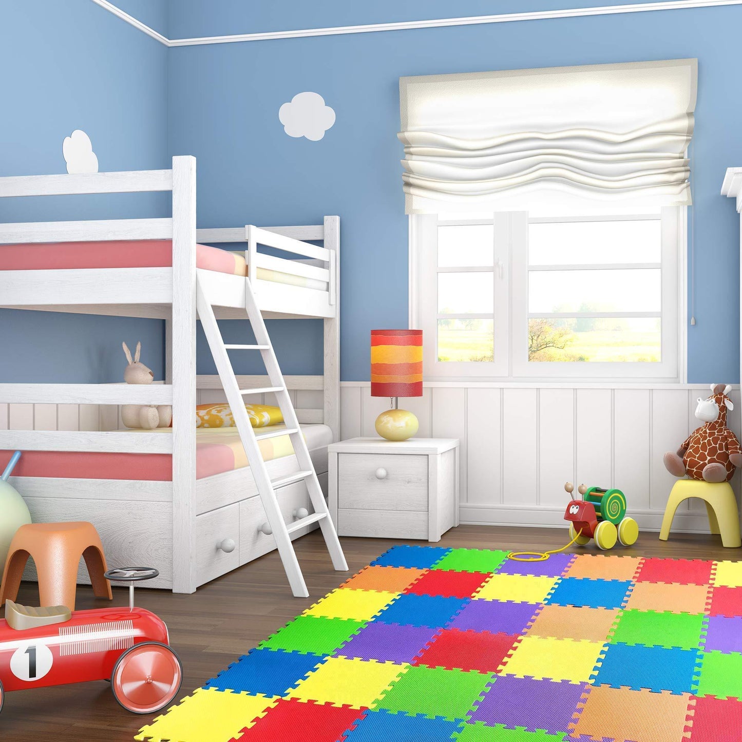 Non Toxic Play Mat for Kids Toddlers Children Infants Interlocking Foam Baby Mat