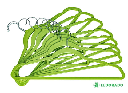 Non Slip Adult Hangers Multicolor for Everyday Use Value Packs Lime Green 50 Pcs